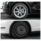 4Pcs Wheel Caps Suitable for Tesla Model Y 19-Inch Rims