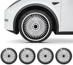 4Pcs Wheel Caps Suitable for Tesla Model Y 19-Inch Rims