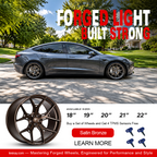 Forged Wheels for Tesla【Style 32(Set of 4)】 Satin Bronze