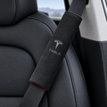 Alcantara Seat Belt Covers for Tesla Model 3/Y/S/X 1 Pc