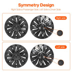 4pcs Tesla Model Y Wheel Covers for 19-Inch Wheels