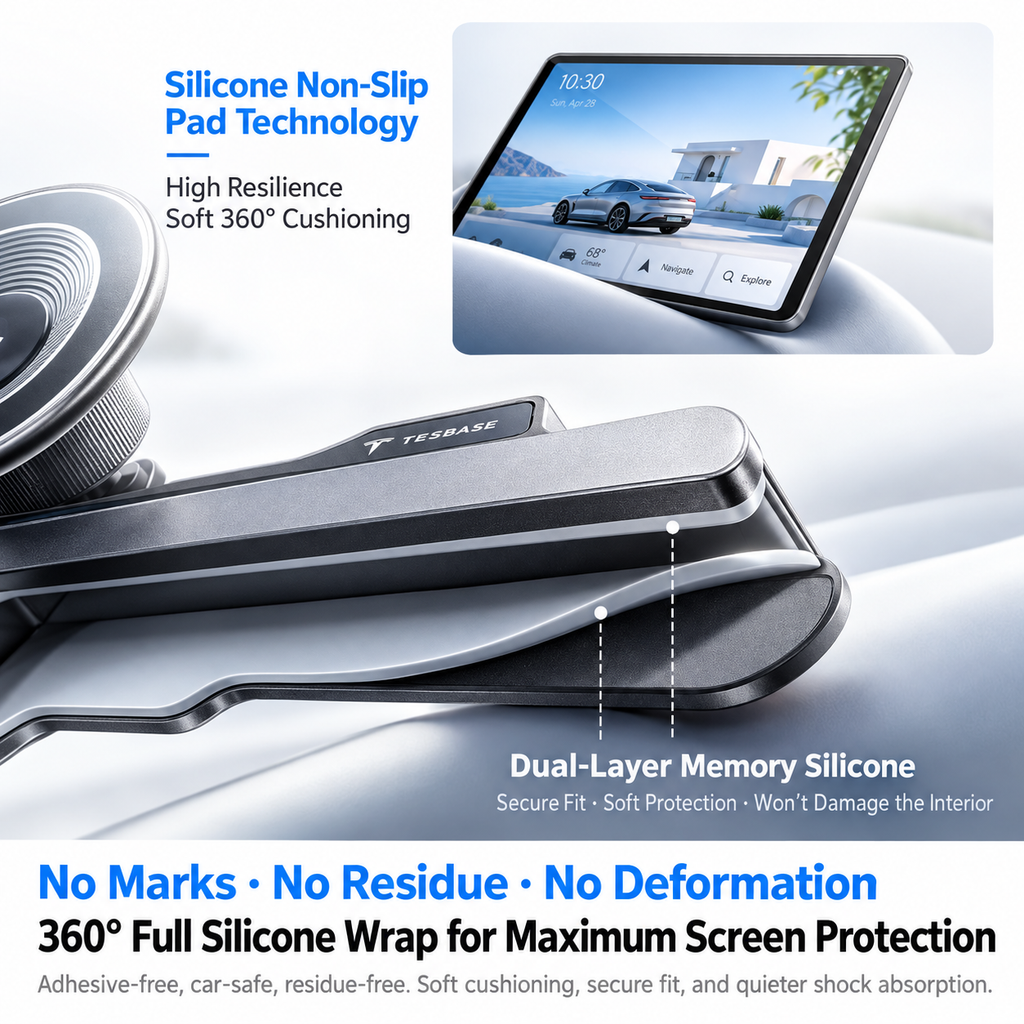 TESKAY Screen-Edge Phone Mount for Tesla