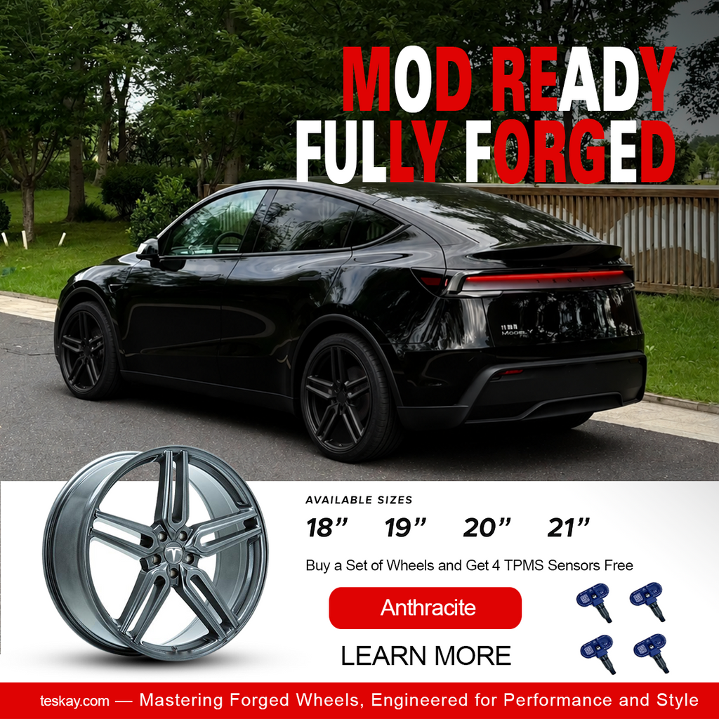 Tesla Model 3 / Model Y Mod Wheel 【Style 31(Set of 4)】 Anthracite (customizable)