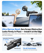 TESKAY Screen-Edge Phone Mount for Tesla