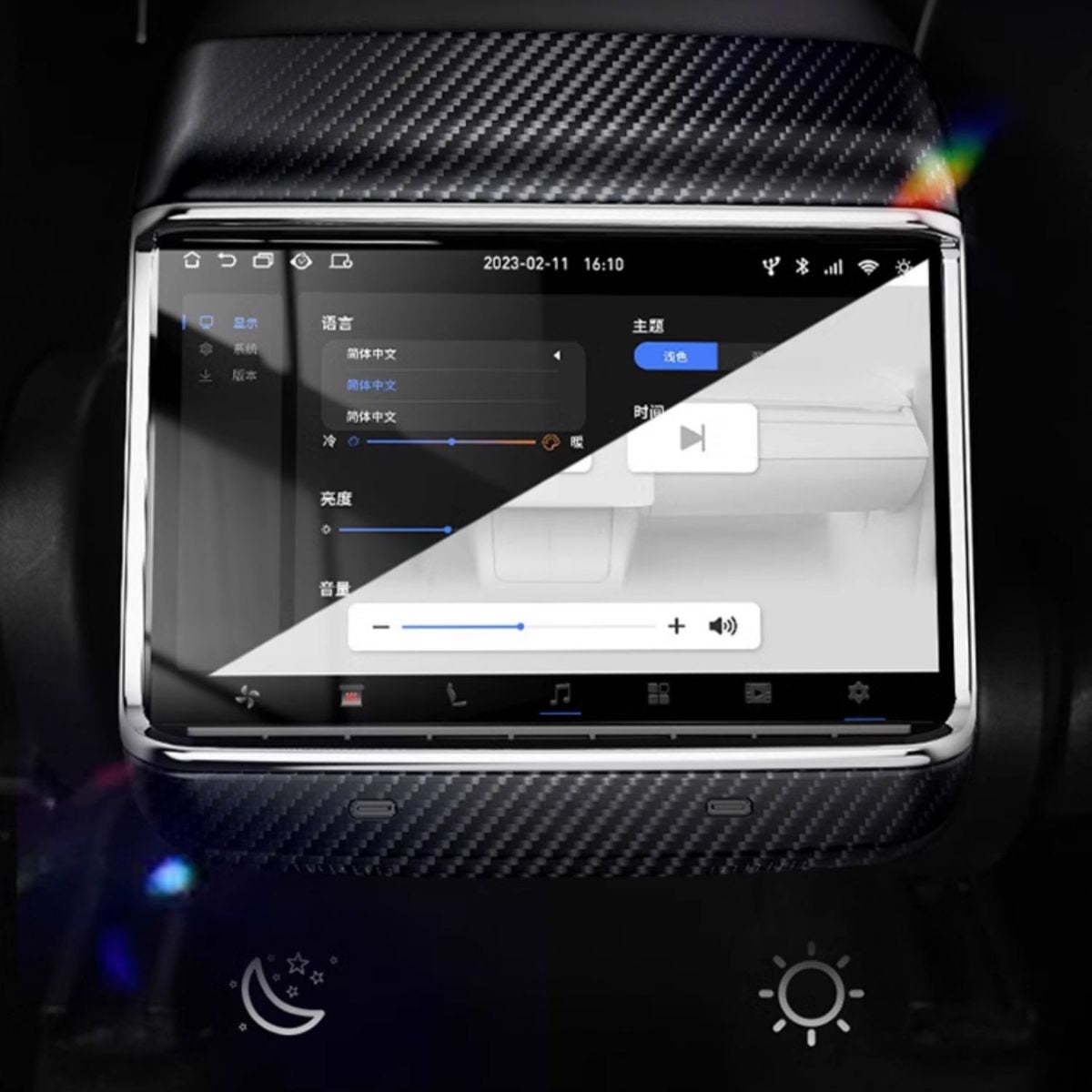 7.2 Inch Rear Android Entertainment Touch Screen Display for Tesla Model Y / 3 - Teskay