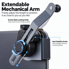 Magnetic Phone Mount for Tesla – 360° Adjustable Screen-Mounted Holder