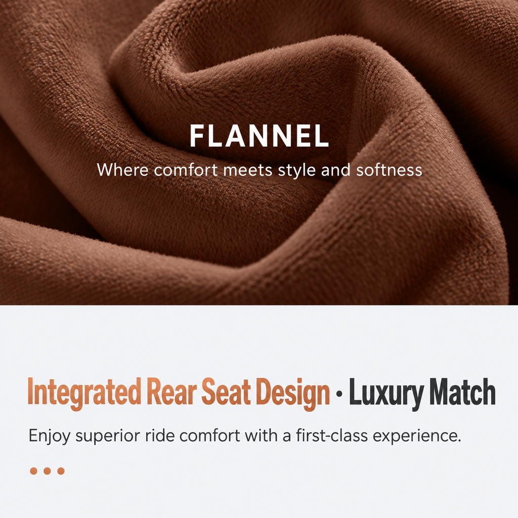 Winter Warm Flannel Seat Cushions & Backrest Covers for Tesla Model 3/Y/YL/S/X – Soft, Comfortable & Non-Slip