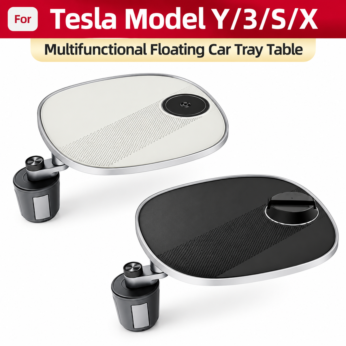 360° Rotating Floating Tray Table for Tesla Model 3/Y/S/X
