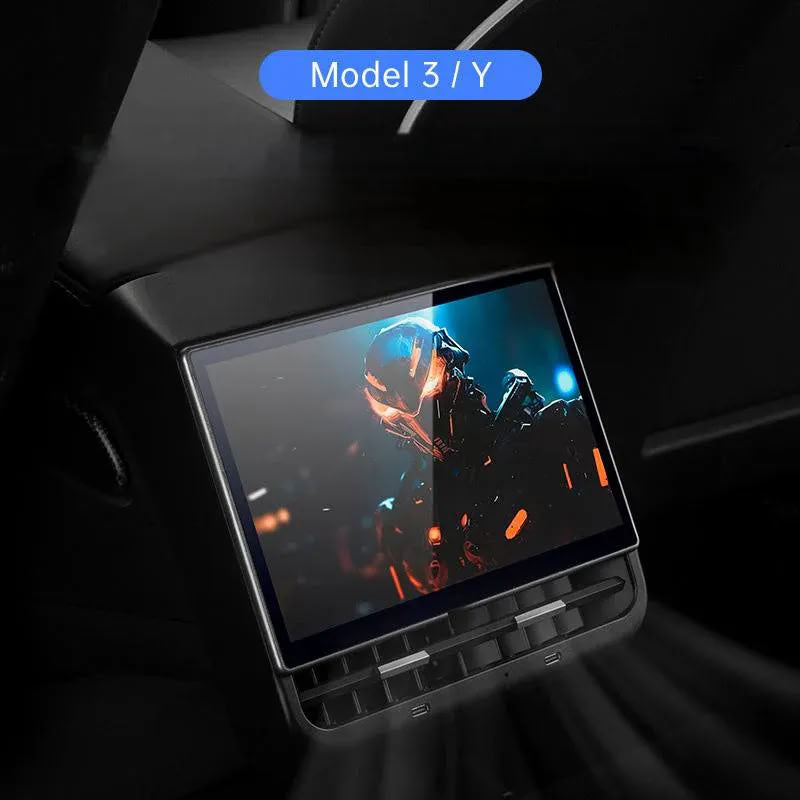 8.66-Inch Android Rear Entertainment Screen for Tesla Model 3/Y – HD Display, Rear Comfort Controls & Built-In Air Purifier