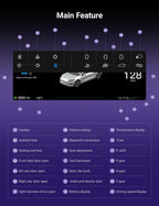 8.9'' Integrated Dashboard Display with Ambient Lighting for Tesla Model 3 / Y - Teskay