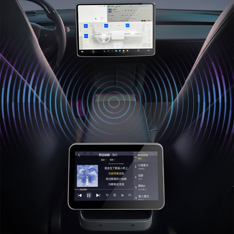 8.2'' Rear Entertainment Touch Screen Display for Tesla Model 3/Y - Teskay