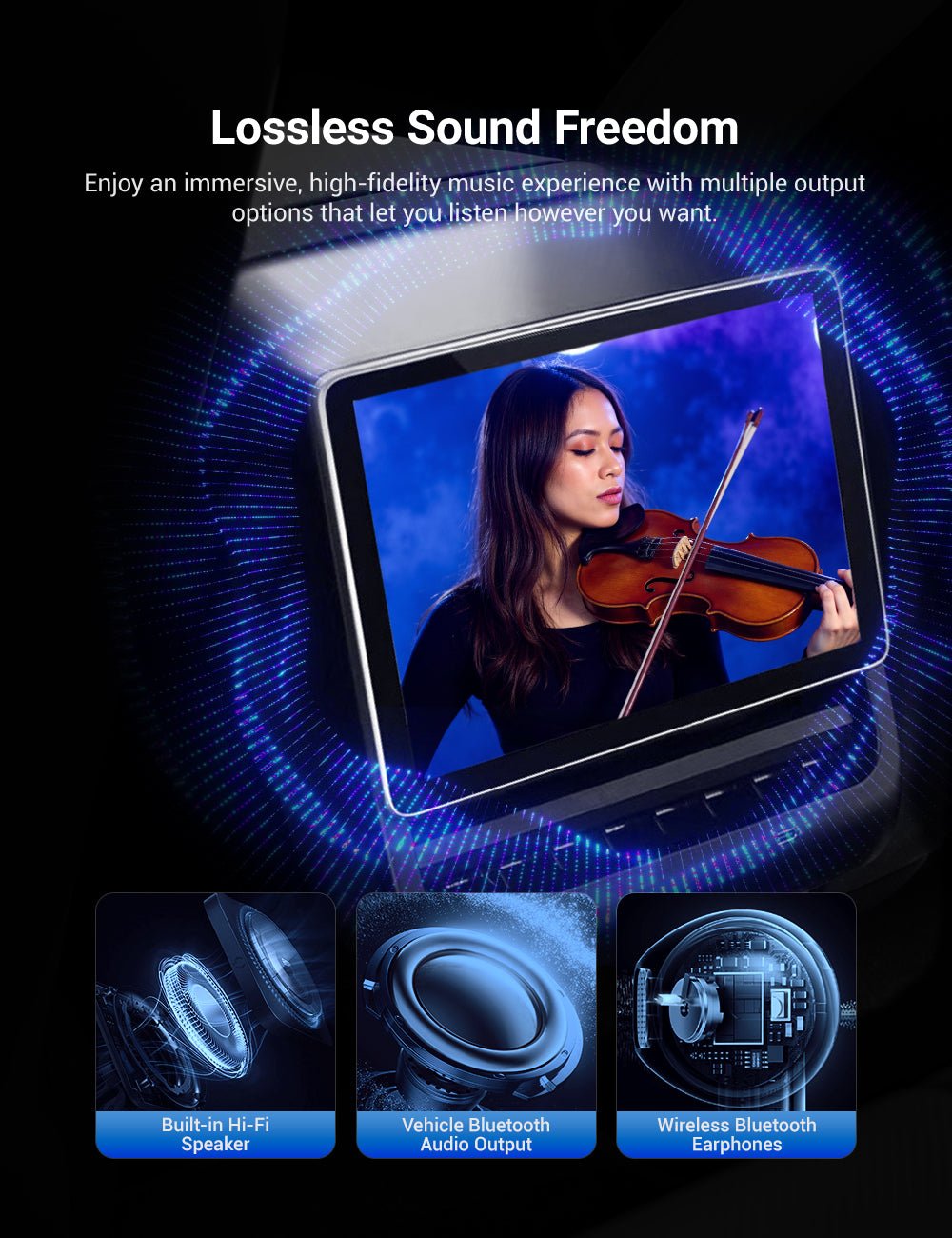 8 Inch 4G Android Rear Entertainment Screen Display for Tesla Model Y / 3 - Teskay