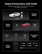 9 Inch Screen Dashboard Display With Carplay & Android Auto for Tesla Model 3 / Model Y - Teskay