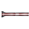 ABS Plastic Side Skirt for Tesla Model Y（2020-2023） Bright Carbon Fiber