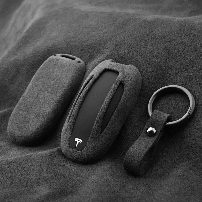 Alcantara Tesla Key Fob Cover For Model S/3/Y (2012-2023)