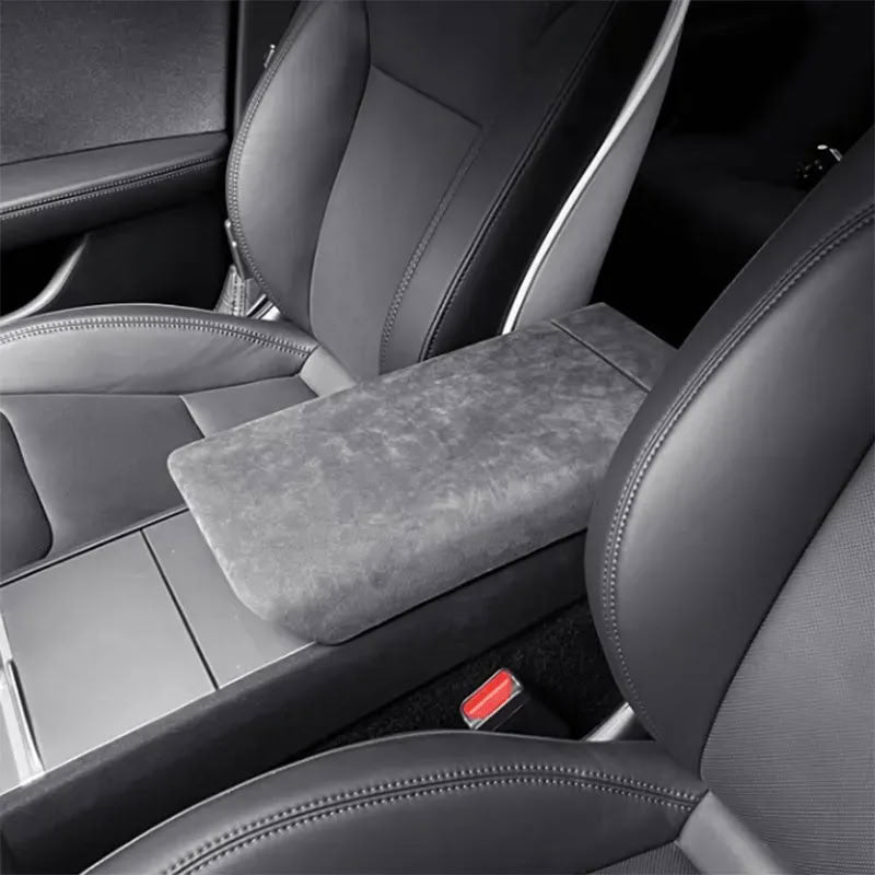 Alcantara Armrest Cover for Tesla Model 3 Highland/Model Y Juniper