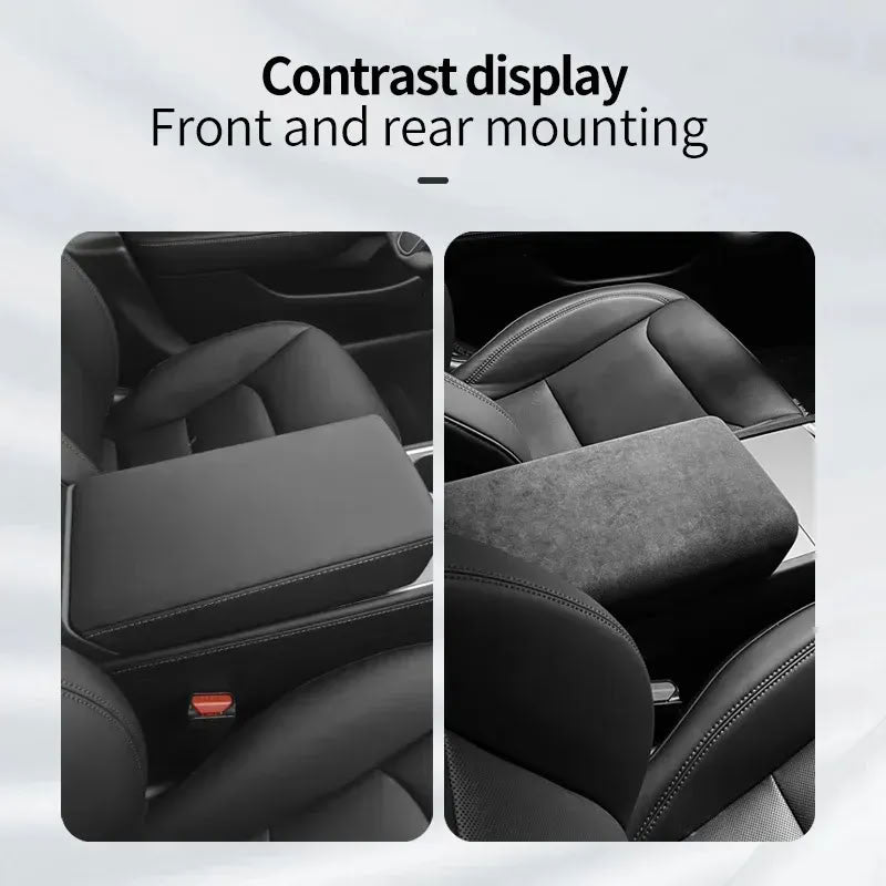 Alcantara Armrest Cover for Tesla Model 3 Highland/Model Y Juniper