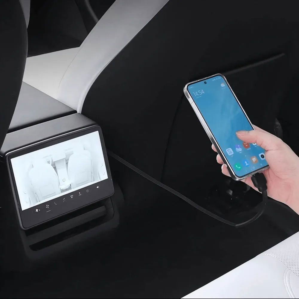 Armrest Box Hidden Expansion Dock for Model Y Juniper / Model 3 Highland