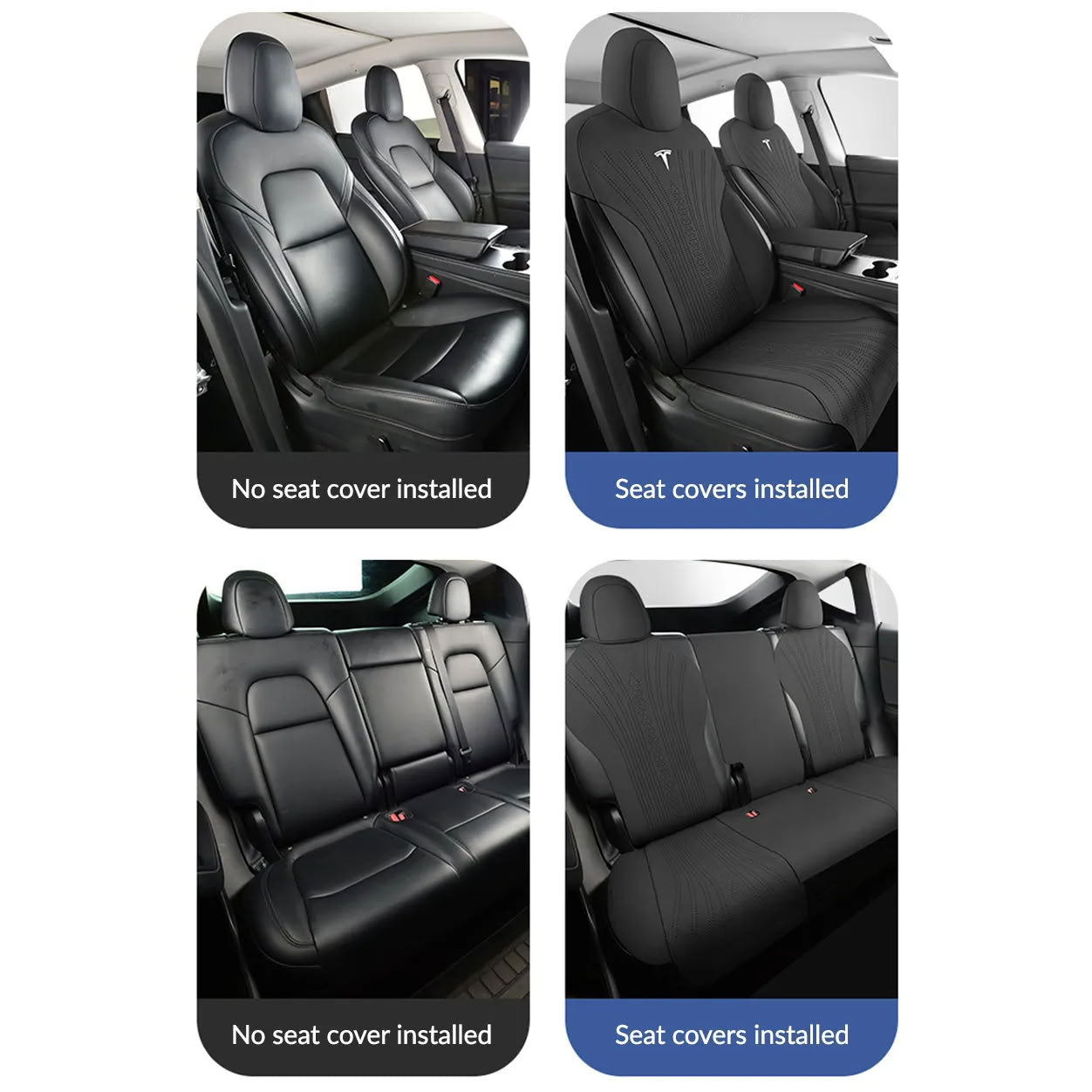 Breathable Seat Covers for Tesla Model Y (2020-2025.2)