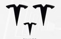 Bright Carbon Fiber Emblem Cover Sticker for Tesla Model 3 (2017-2023) / Y (2020-2024) 3-Piece Kit-Teskay