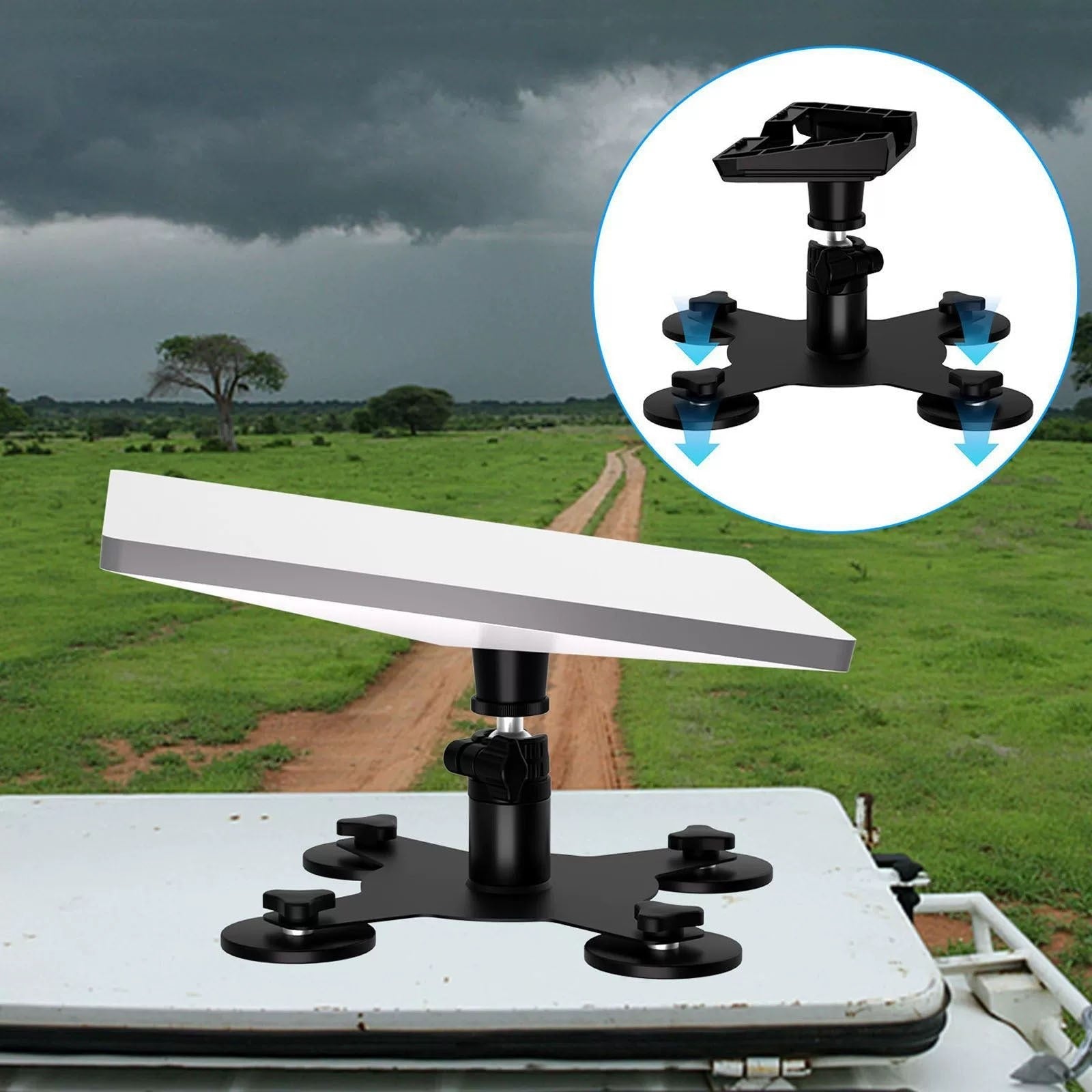 Car Roof Suction Cup Mount for Starlink Mini - Teskay