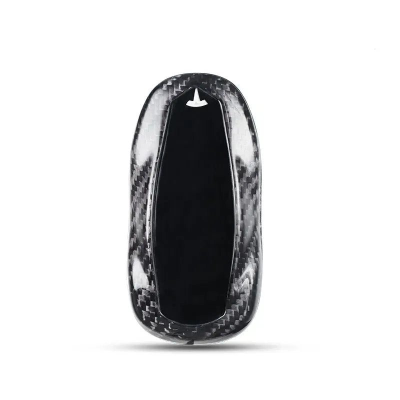 Carbon Fiber Key Fob Cover For Tesla Model S（2012-2018)