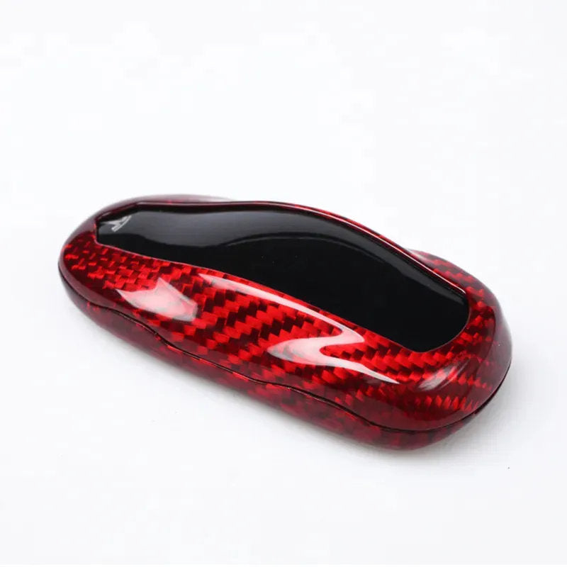 Carbon Fiber Key Fob Cover For Tesla Model S（2012-2018)