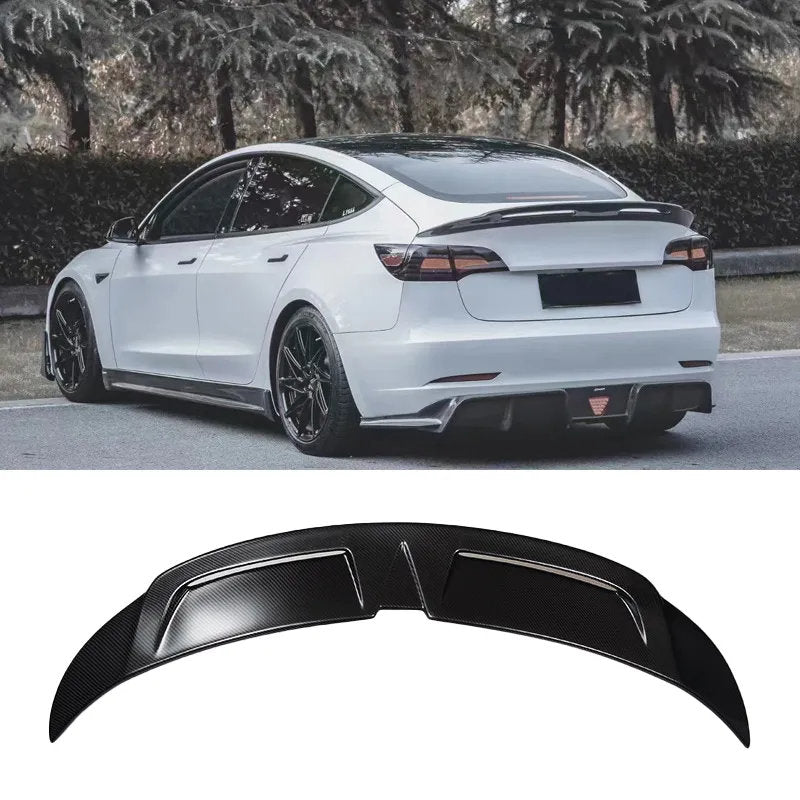 Carbon Fiber Rear Spoiler for Model 3（2017-2023）/ Y（2020-2024）
