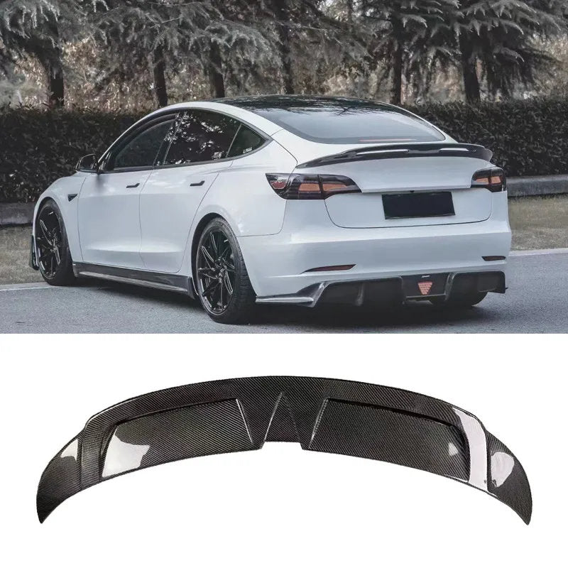 Carbon Fiber Rear Spoiler for Model 3（2017-2023）/ Y（2020-2024）