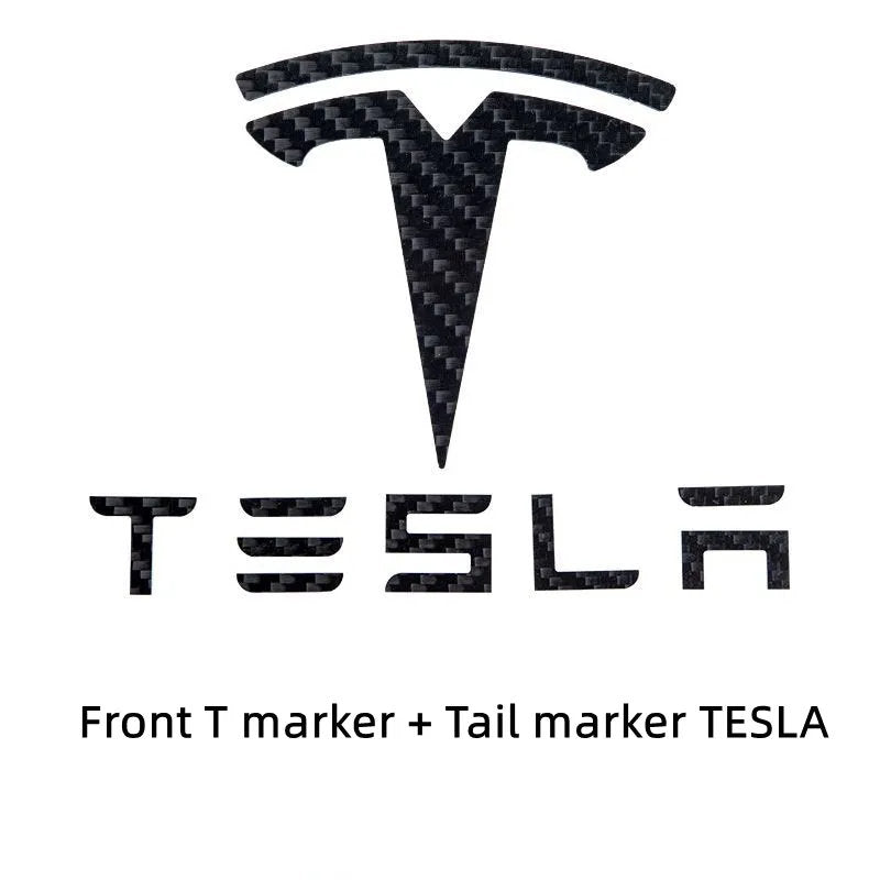 Carbon Fiber Tesla Model 3 / Y Emblem - Real Carbon Fiber