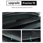 Carbon Fiber Dashboard Snap-On Patch for Tesla Model 3 Highland/Model Y Juniper