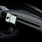 Carbon Fiber Dashboard Snap-On Patch for Tesla Model 3 Highland/Model Y Juniper