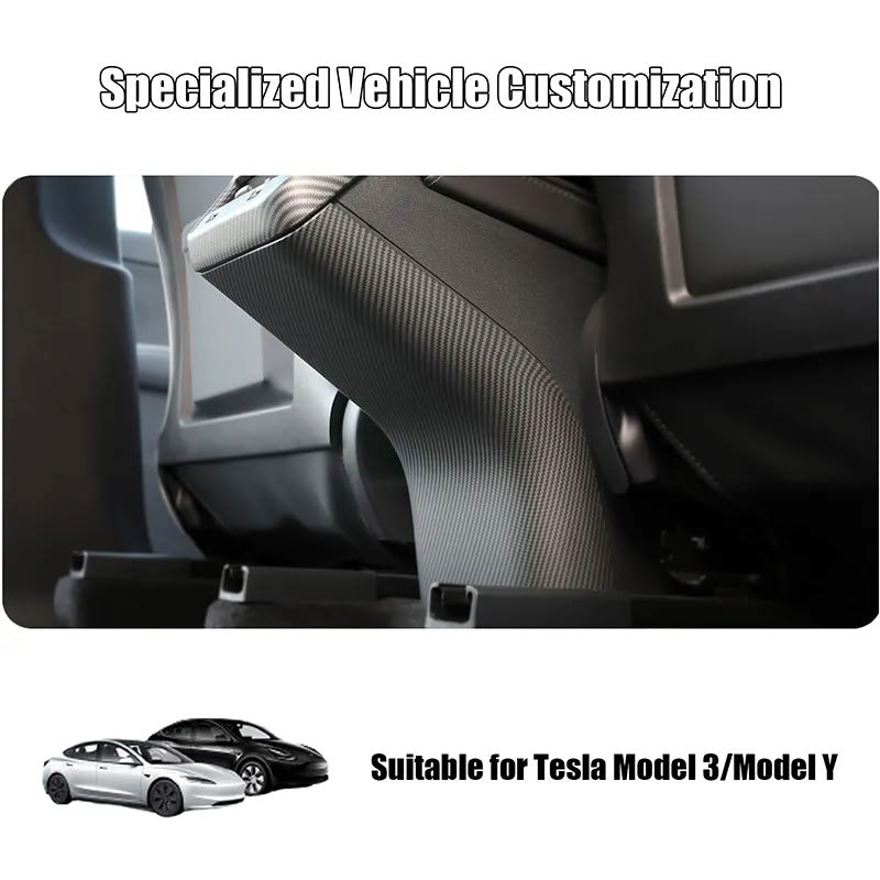 Carbon Fiber Kick Protection Cover for Tesla Model 3/ Model Y