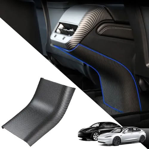 Carbon Fiber Kick Protection Cover for Tesla Model 3/ Model Y