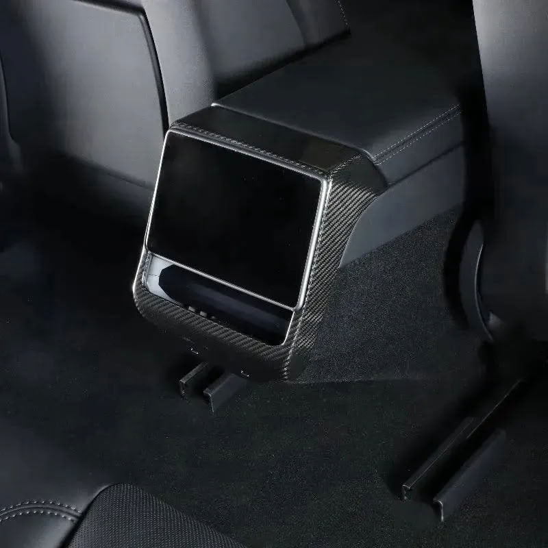 Carbon Fiber Rear Seat Vent Cover for Tesla Model 3 Highland/Model Y Juniper