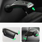 Carbon Fiber Wiper and Drive Shift Switch Cover for Tesla Model 3/Y