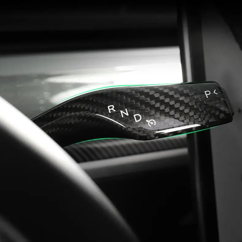 Carbon Fiber Wiper and Drive Shift Switch Cover for Tesla Model 3/Y