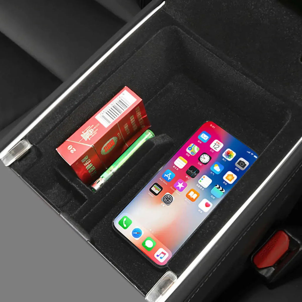 Center Armrest Storage Box for Tesla Model 3（2017-2023.10）/ Y（2020-2023）
