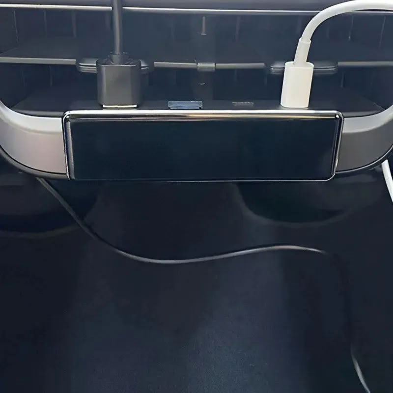Center Console Armrest Box and Back Seat USB Hub for Tesla Model 3（2021-2023.10）/ Y（2021-2023）