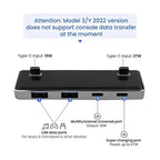 Center Console Armrest Box and Back Seat USB Hub for Tesla Model 3（2021-2023.10）/ Y（2021-2023）