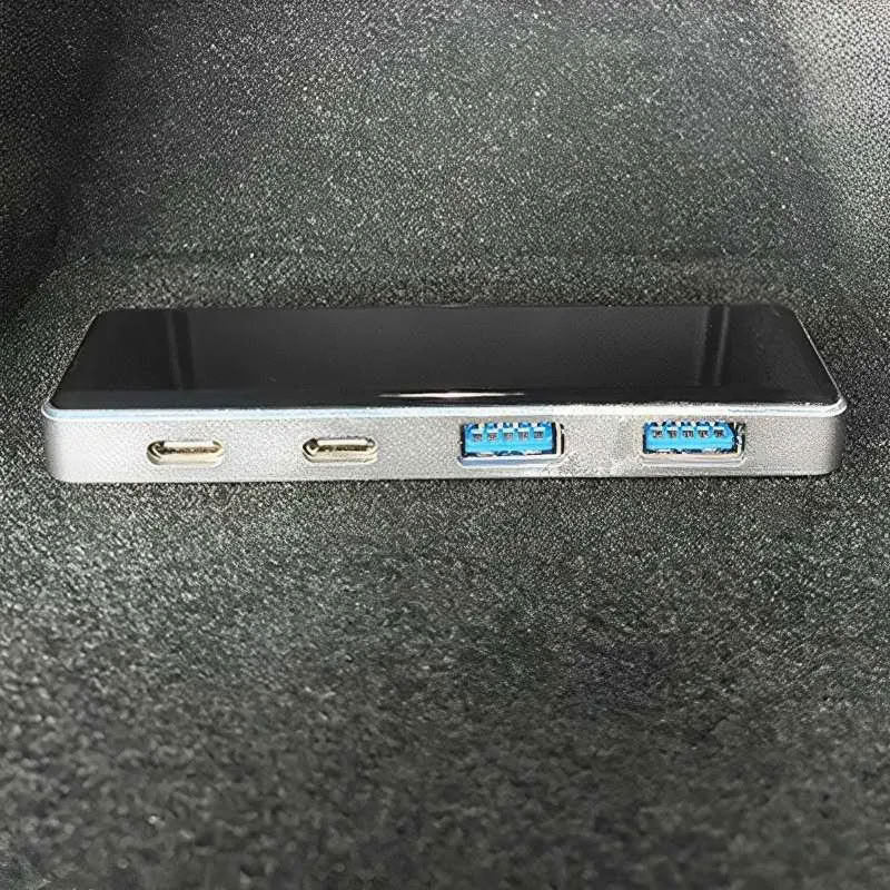 Center Console Armrest Box and Back Seat USB Hub for Tesla Model 3（2021-2023.10）/ Y（2021-2023）