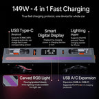 Center Console Ambient Light USB Hub Tesla Model Y Juniper / Model 3 Highland
