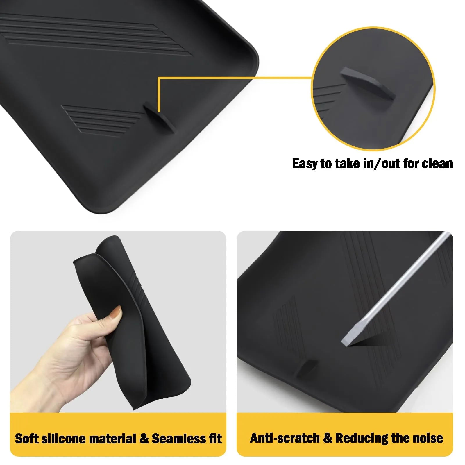 Center Console Storage Mat for Tesla Model S/X