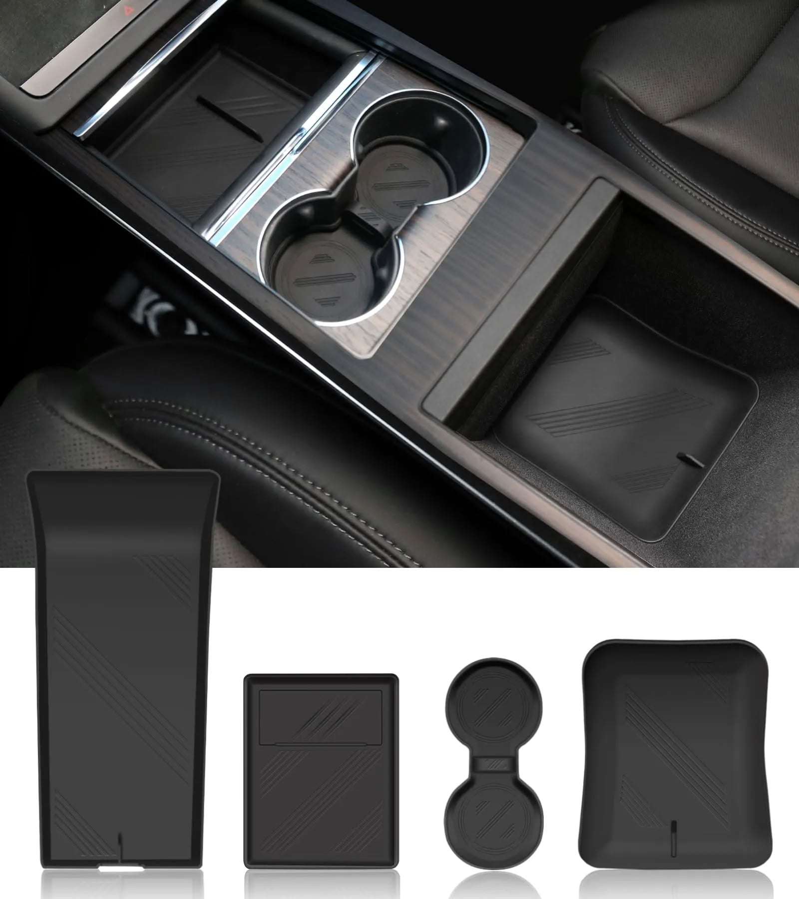 Center Console Storage Mat for Tesla Model S/X