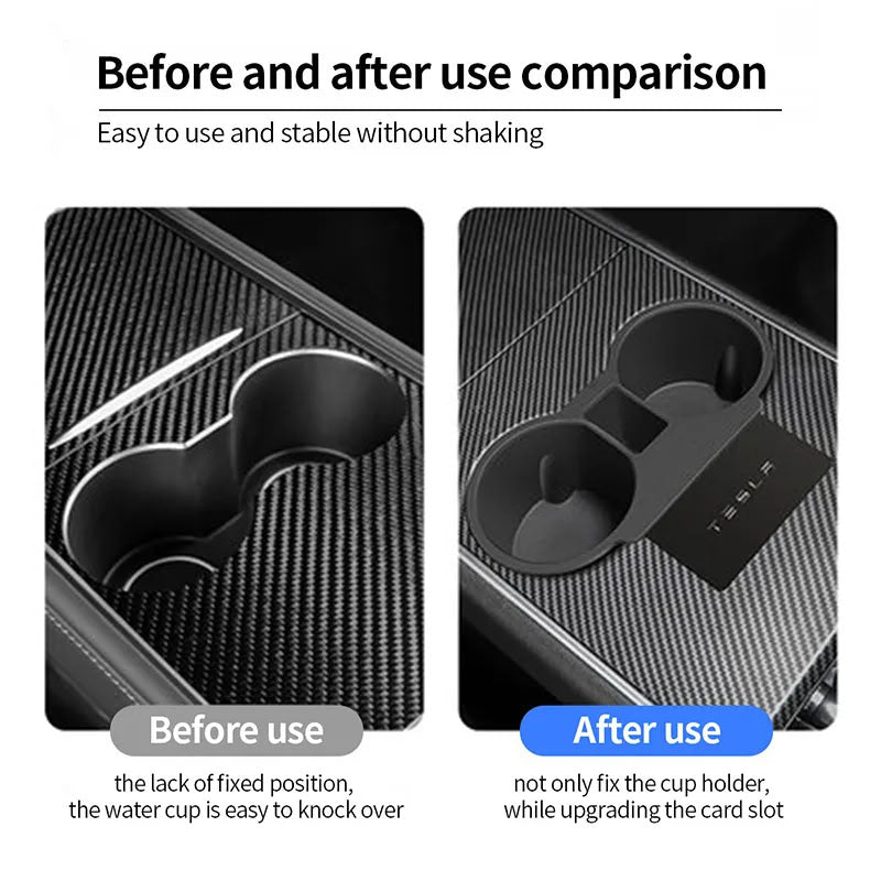 Center Console Tesla Cup Holder for Model 3/Y