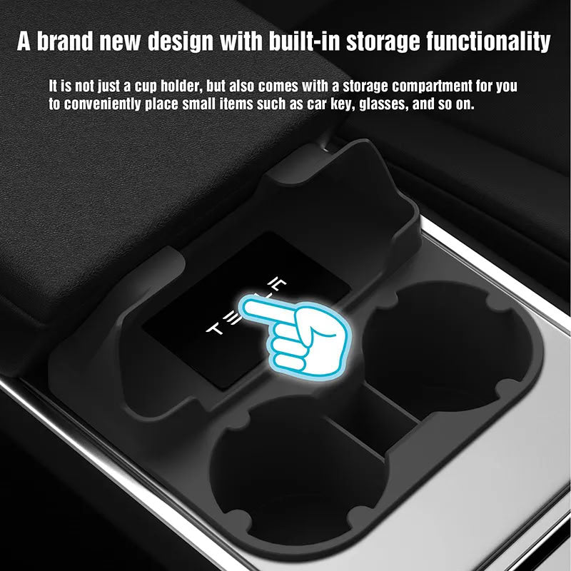 Center Console Tesla Cup Holder for Model 3/Y（2021-2023）