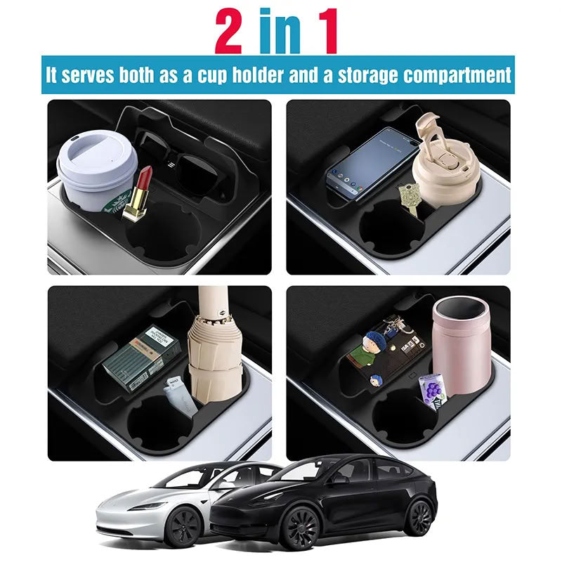 Center Console Tesla Cup Holder for Model 3/Y（2021-2023）