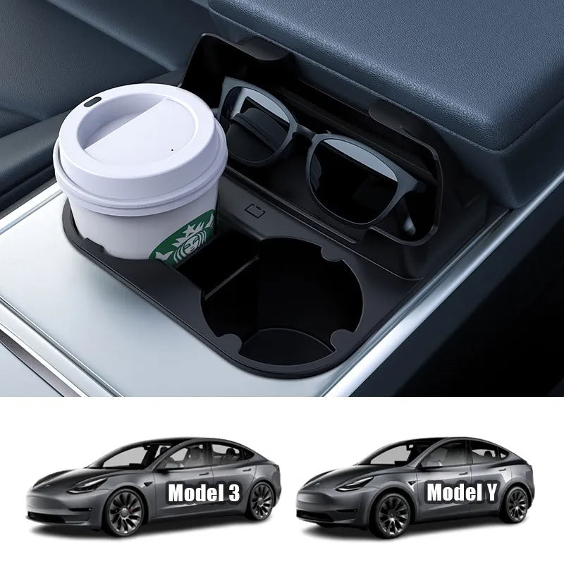 Center Console Tesla Cup Holder for Model 3/Y（2021-2023）