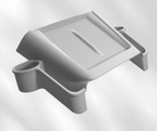 Center Console Wireless Charging Pad with Side Pockets For Tesla Model 3 Highland & Model Y Juniper side pockets -white