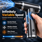 Rechargeable Handheld Electric Air Duster 125000 RPM Powerful Blower